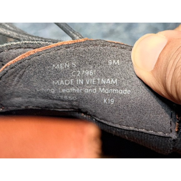 Cole Haan Men\'s Size 9M OriginalGrand Wingtip Oxford Grey Knit Shoes C27961 main image 4